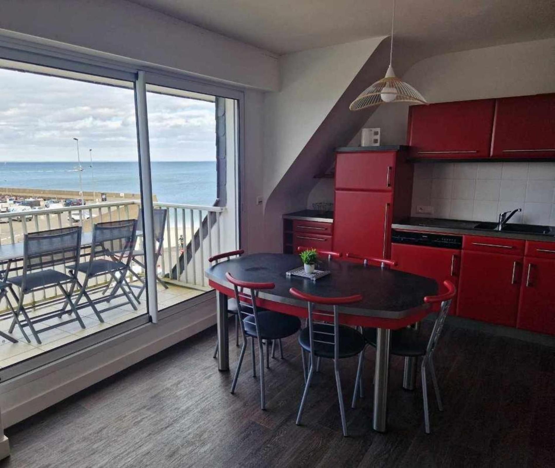 Quiberon Appartement Vue Mer - Acces Plage Exterior foto
